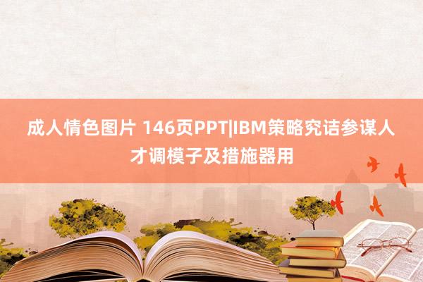 成人情色图片 146页PPT|IBM策略究诘参谋人才调模子及措施器用