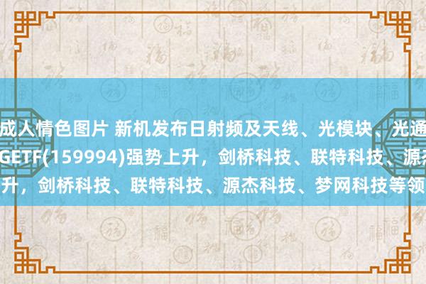 成人情色图片 新机发布日射频及天线、光模块、光通讯等倡导强势拉升，5GETF(159994)强势上升，剑桥科技、联特科技、源杰科技、梦网科技等领涨