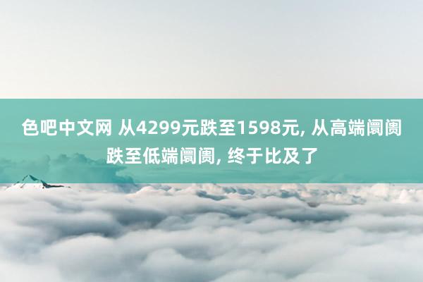 色吧中文网 从4299元跌至1598元， 从高端阛阓跌至低端阛阓， 终于比及了