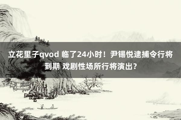 立花里子qvod 临了24小时！尹锡悦逮捕令行将到期 戏剧性场所行将演出？