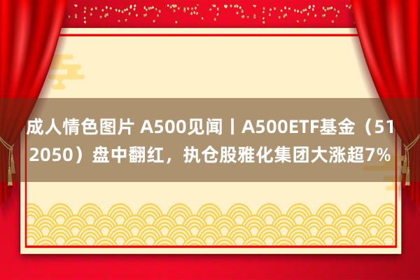 成人情色图片 A500见闻丨A500ETF基金（512050）盘中翻红，执仓股雅化集团大涨超7%