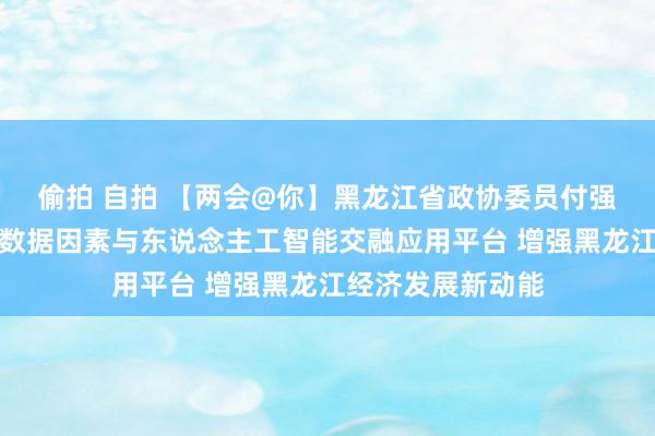 偷拍 自拍 【两会@你】黑龙江省政协委员付强：加速开辟省级数据因素与东说念主工智能交融应用平台 增强黑龙江经济发展新动能